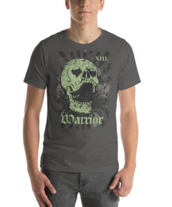 T-shirt Warrior gris pour homme