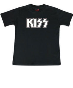 T-shirt enfant KISS noir 2 ans