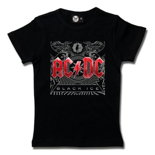 T-Shirt Fille AC/DC (Black Ice)