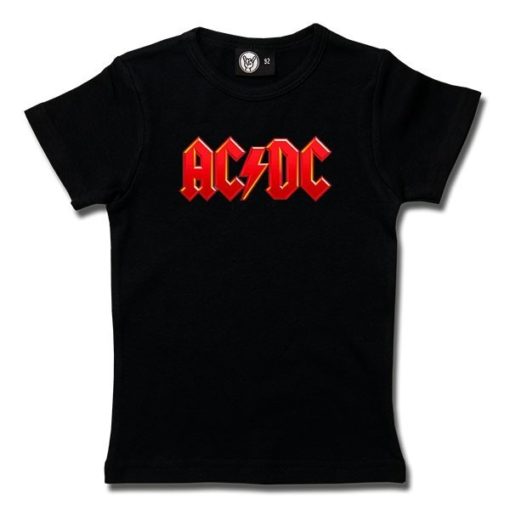 T-shirt fille AC/DC (Logo, multi-col.)