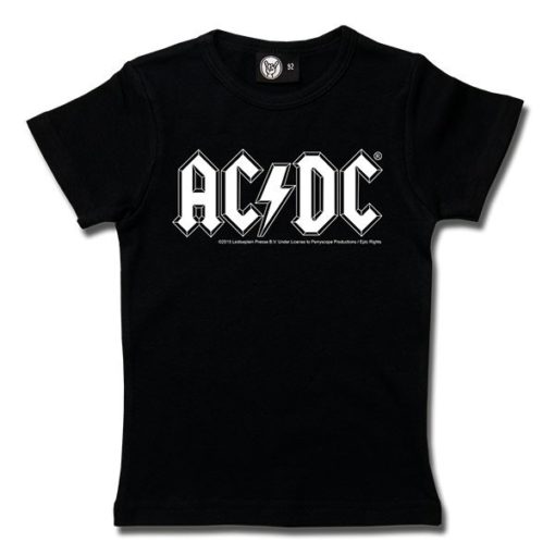 T-shirt fille AC/DC (Logo, single-col.)