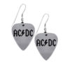 Boucles d'oreilles médiators ACDC